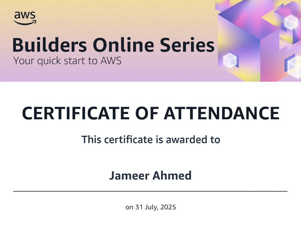 AWS Builders Online Series — Amazon Web Services
