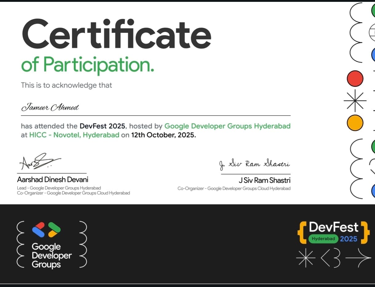 GDG DevFest — Google Developer Groups