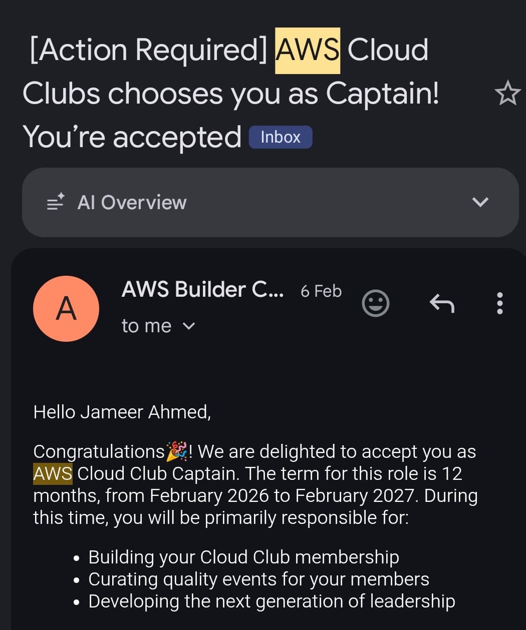 AWS Captain — AWS