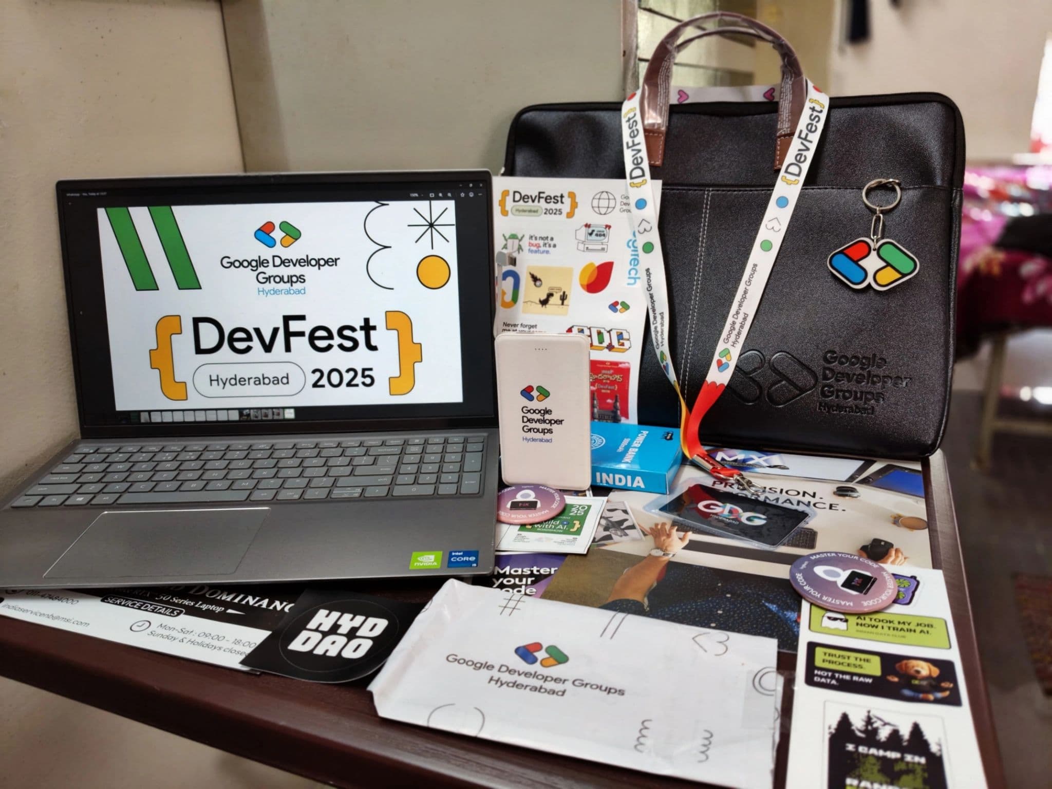 GDG DevFest Swag — Google Developer Groups